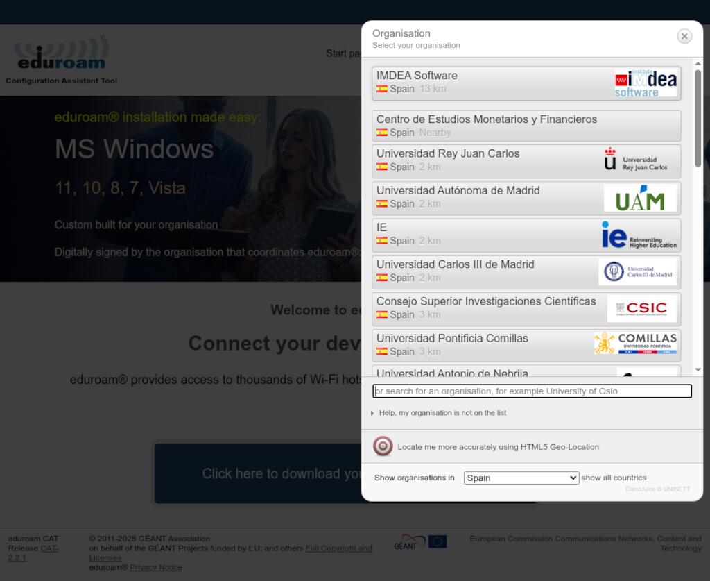 eduroam CAT